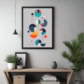Moderne geometrische Abstracte kunst - minimalisti Perfect Poster