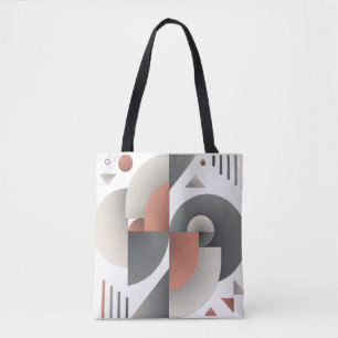 Moderne geometrische Abstracte kunst Tote Bag