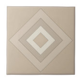 Moderne Geometrische Abstracte Pat#12 Kameel ID119 Tegeltje (Voorkant)