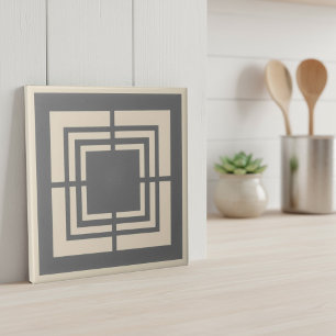 Moderne Geometrische Abstracte Pat#2 Grijs ID1192 Tegeltje