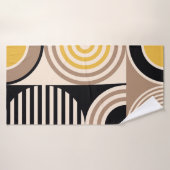 Moderne geometrische abstracte patronen. ontwerp badhanddoek (Badhanddoek)