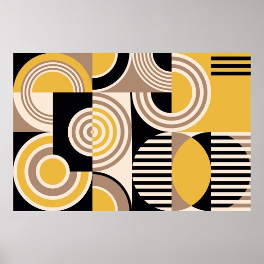 Moderne geometrische abstracte patronen. ontwerp poster (Voorkant)