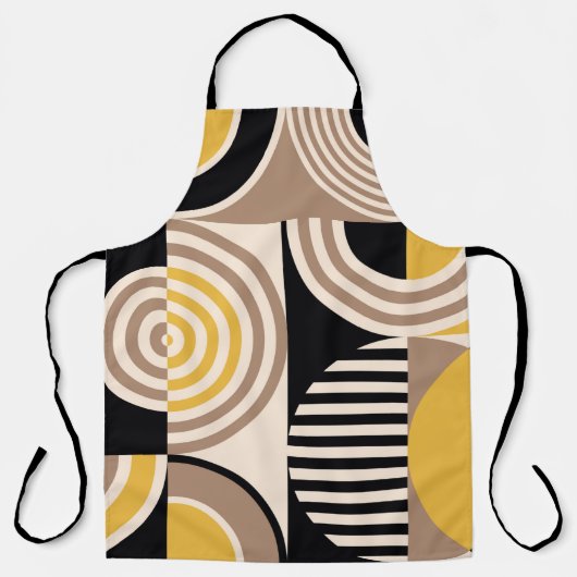 Moderne geometrische abstracte patronen.  ontwerp schort (Voorkant)