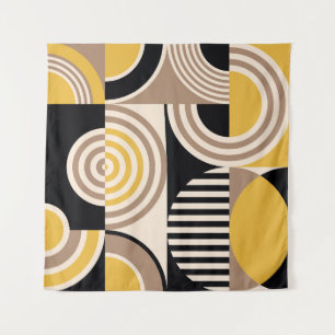 Moderne geometrische abstracte patronen. ontwerp wandkleed