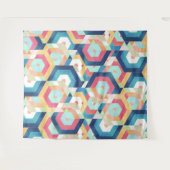 Moderne geometrische abstracte patronen wandkleed (Voorkant (horizontaal))