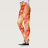 Moderne geometrische abstracte patroon leggings (Links)