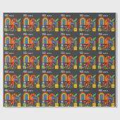 Moderne Geometrische Abstracte Pride Maand Regenbo Cadeaupapier (Vlak)