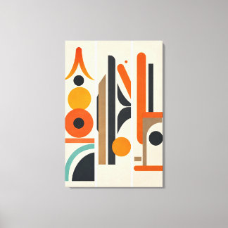 Moderne Geometrische Abstracte Wandkunst Canvas Afdruk