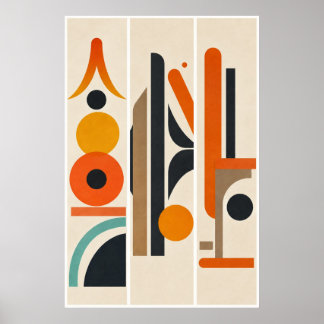 Moderne Geometrische Abstracte Wandkunst Poster