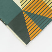 Moderne geometrische achtergrond. Abstract plat pa Fleece Deken (Hoek)