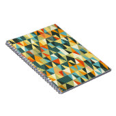 Moderne geometrische achtergrond. Abstract plat pa Notitieboek (Rechterzijde)