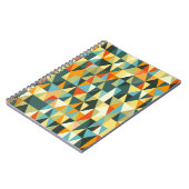 Moderne geometrische achtergrond. Abstract plat pa Notitieboek (Linkerzijde)