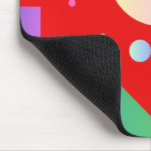 Moderne geometrische achtergrond in verloopkleuren muismat (Hoek)