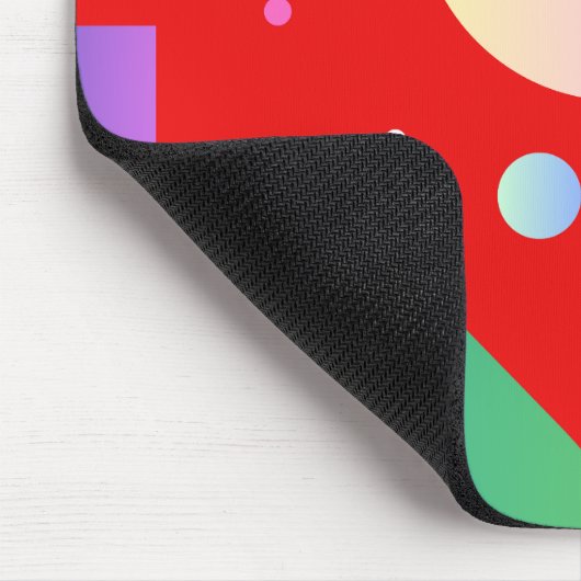 Moderne geometrische achtergrond in verloopkleuren muismat (Hoek)