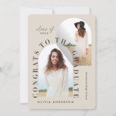 Moderne geometrische afstuderen voor multi-foto's (Voorkant)