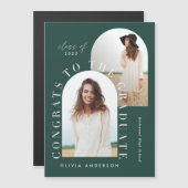 Moderne geometrische afstuderen voor multi-foto's (Voorkant / Achterkant)