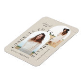 Moderne geometrische afstuderen voor multi-foto's magneet (Linkerzijde)