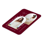 Moderne geometrische afstuderen voor multi-foto's magneet (Linkerzijde)