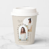 Moderne geometrische afstuderen voor multi-foto's papieren bekers (Achterkant)