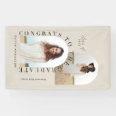 Moderne geometrische afstuderen voor multi-foto's spandoek (Horizontaal)