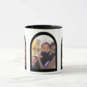 Moderne Geometrische Arch Memories Aangepaste fami Mok (Midden)