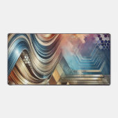 Moderne Geometrische Art Desk Mat (Voorkant)