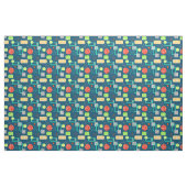 Moderne geometrische atoomstoot uit de middelste e stof (Yard (91,4 cm))
