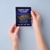 Moderne geometrische automobiel flyer (Hand)
