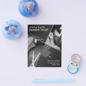 Moderne geometrische barber flyer (Enkel)