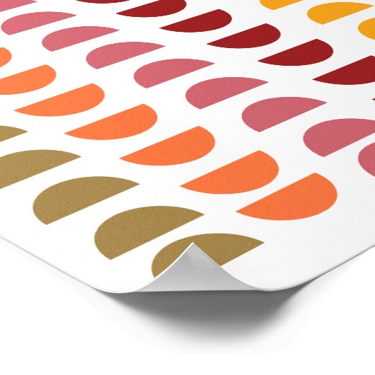 Moderne geometrische beelden uit de middeleeuwse k poster (Hoek)