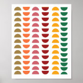 Moderne geometrische beelden uit de middeleeuwse k poster (Voorkant)