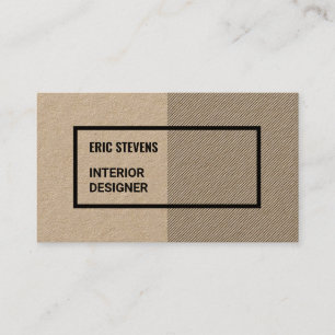 Moderne geometrische beroepsbeoefenaar visitekaartje