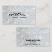 Moderne geometrische betonverbinding Visitekaartje (Voorkant / Achterkant)