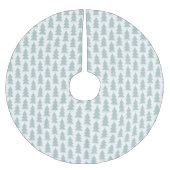 Moderne geometrische blauwe kerstboomafbeelding kerstboom rok (Voorkant)