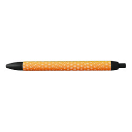 Moderne geometrische blauwe stippenpatroon zwarte inkt pen