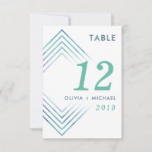 Moderne geometrische blauwe Waterverf