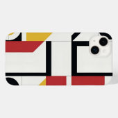 Moderne geometrische blokken vet Case-Mate iPhone case (Achterkant (horizontaal))