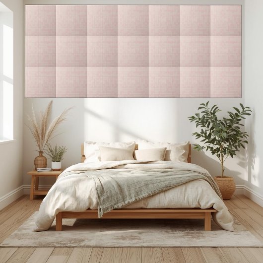 Moderne Geometrische Blush Roze Keramische Tegel Tegeltje