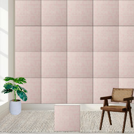 Moderne Geometrische Blush Roze Keramische Tegel Tegeltje