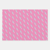 Moderne geometrische bomen inpakpapier vel (Voorkant 2)