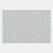 Moderne geometrische bomen inpakpapier vel (Voorkant)