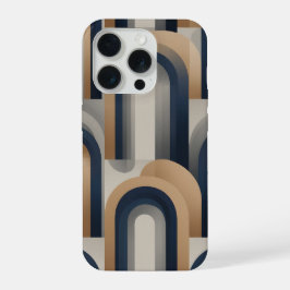 Moderne Geometrische Boog Revival Retro Art Deco iPhone 15 Pro Case