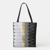 moderne geometrische Canvas tas (Achterkant)