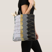 moderne geometrische Canvas tas (Dichtbij)