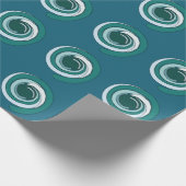 moderne geometrische cirkel cadeaupapier (Hoek)
