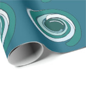 moderne geometrische cirkel cadeaupapier (Rol Hoek)