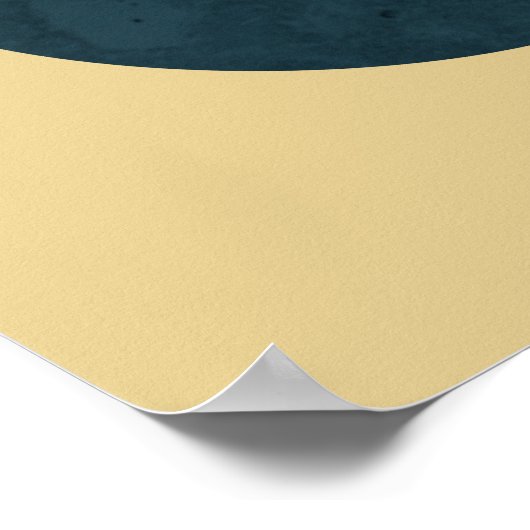 Moderne geometrische cirkels Abstracte kunst uit d Poster (Hoek)