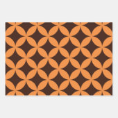 Moderne geometrische cirkels uit het midden van de inpakpapier vel (Voorkant 2)