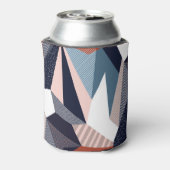 Moderne geometrische collage, naadloos patroon. blikjeskoeler (Blikje Achterkant)