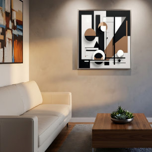 Moderne Geometrische Compositie Poster